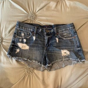Trendy Cut-off Denim Shorts